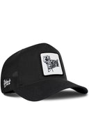 Gorra Negro Cordura Trucker con Parche Never Give Up (3)