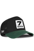 Gorra Verde Petróleo-Negro Cordura Trucker BlackBörk