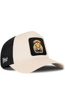 Gorra Beige-Negro Trucker