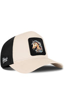 Gorra Beige-Negro Trucker