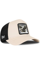 Gorra Beige-Negro Trucker
