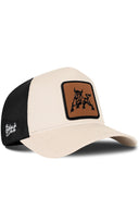 Gorra Beige-Negro Trucker