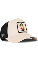 Gorra Beige-Negro Trucker
