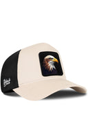 Gorra Beige-Negro Trucker