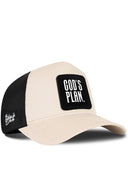Gorra Beige-Negro Trucker