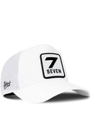 Gorra Blanco Trucker con Parche Pelicula 7 Seven