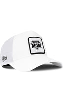 Gorra Blanco Trucker con Parche Super Mom