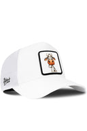 Gorra Blanco Trucker con Parche Vaca