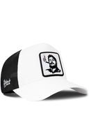Gorra Blanco-Negro Trucker