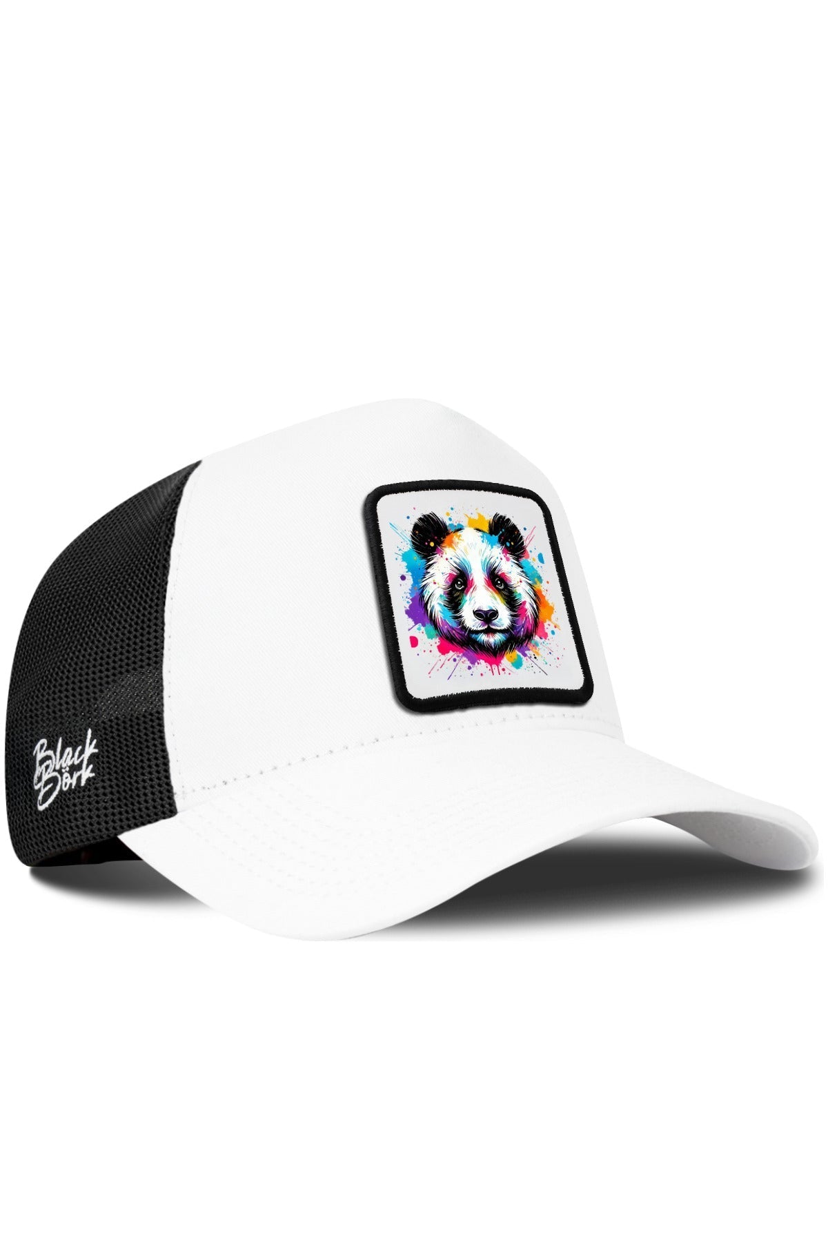 Gorra Blanco-Negro Trucker