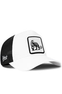 Gorra Blanco-Negro Trucker