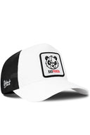Gorra Blanco-Negro Trucker