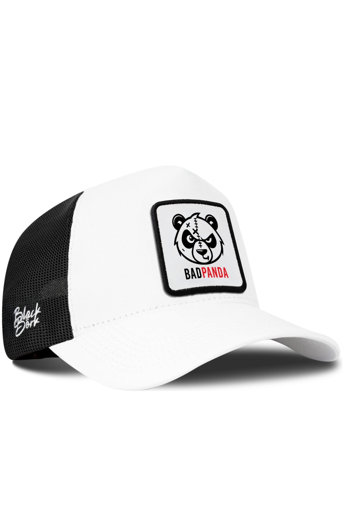 Gorra Blanco-Negro Trucker