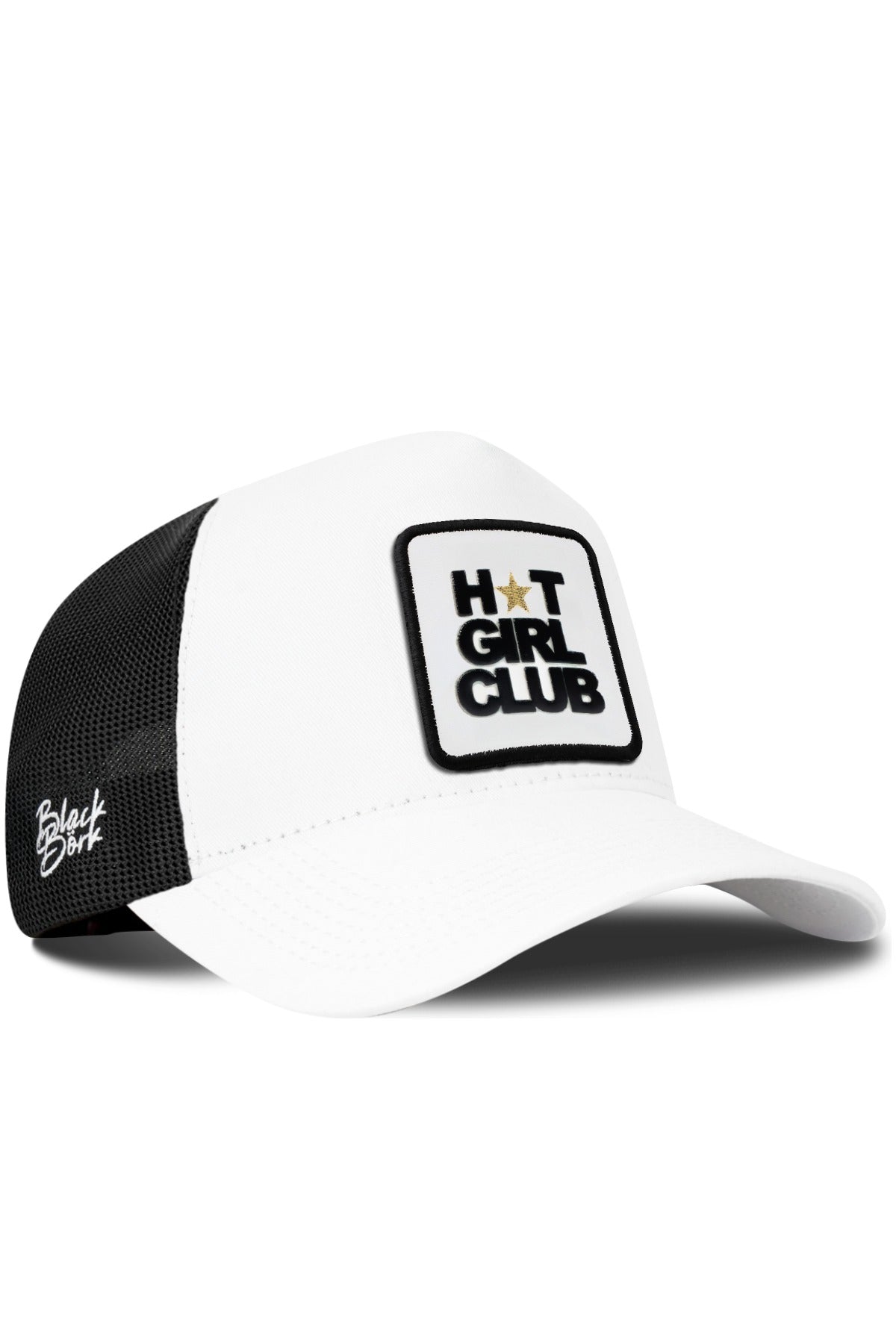 Gorra Blanco-Negro Trucker
