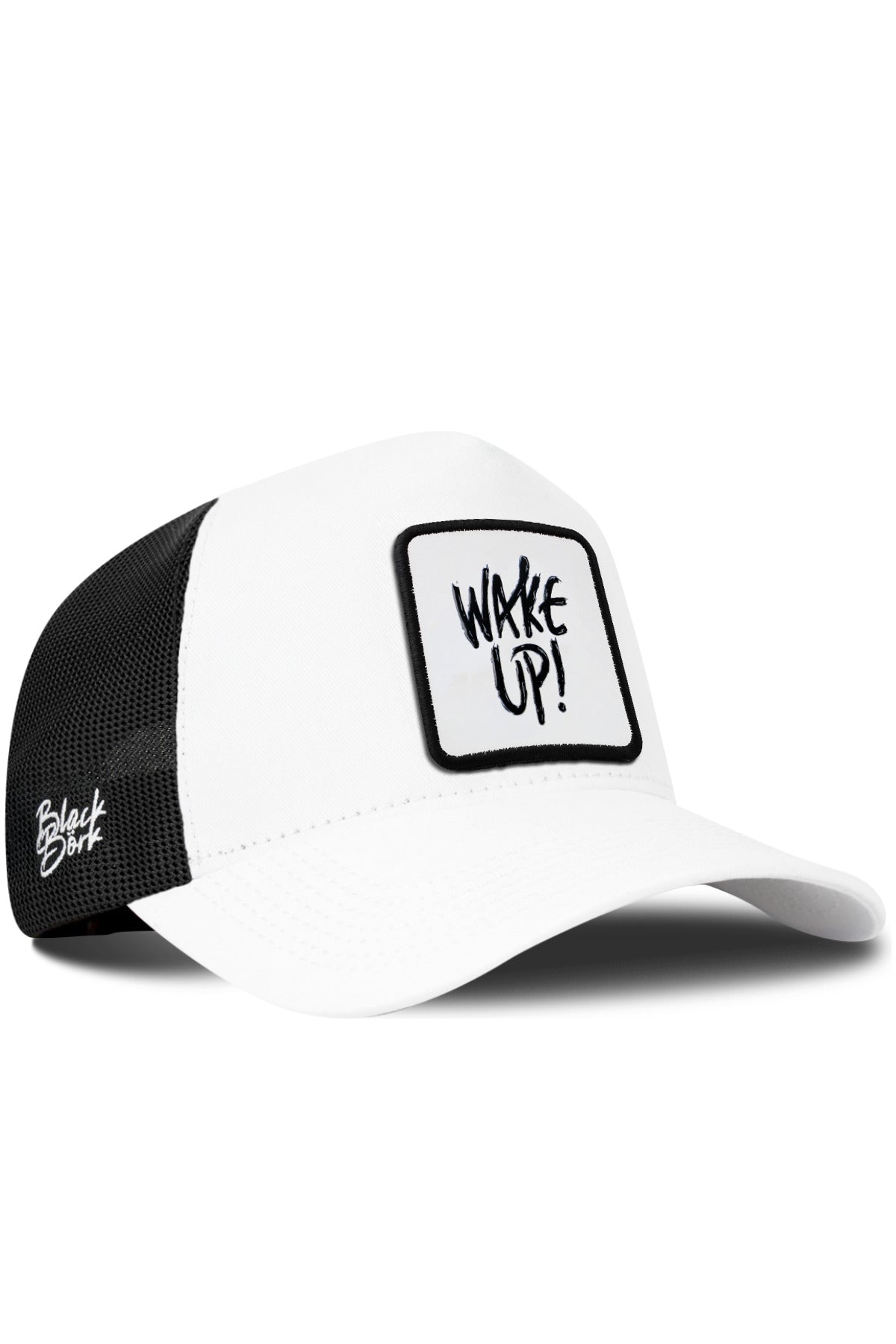 Gorra Blanco-Negro Trucker