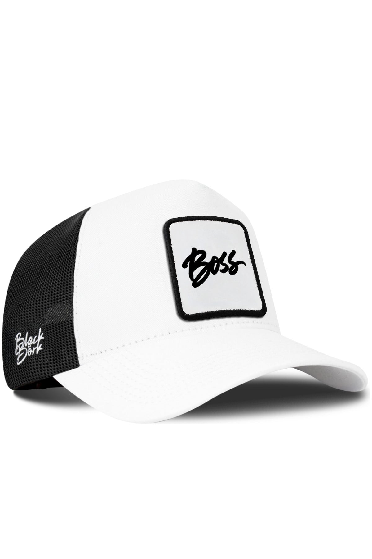 Gorra Blanco-Negro Trucker
