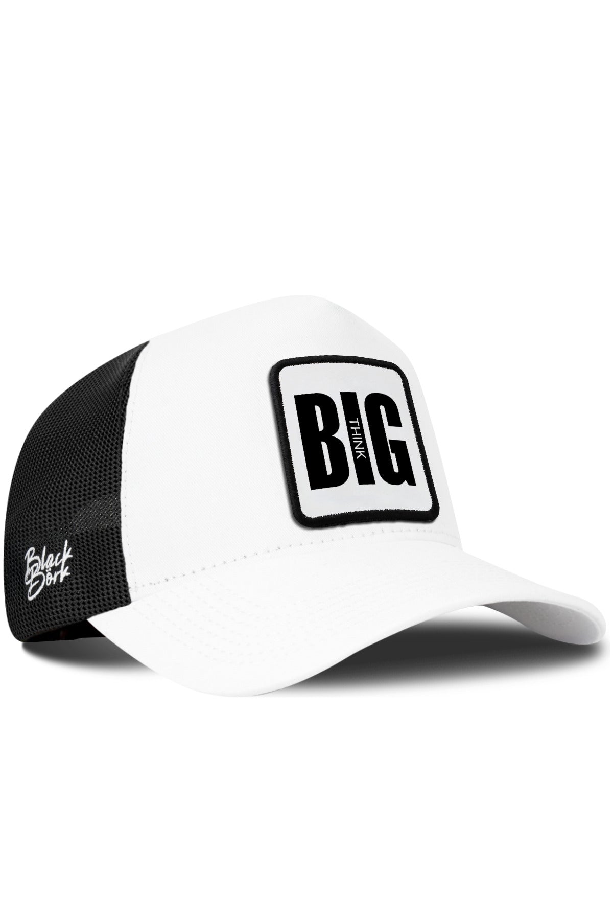 Gorra Blanco-Negro Trucker
