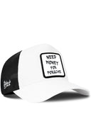 Gorra Blanco-Negro Trucker