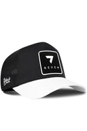 Gorra Blanco-Negro Trucker