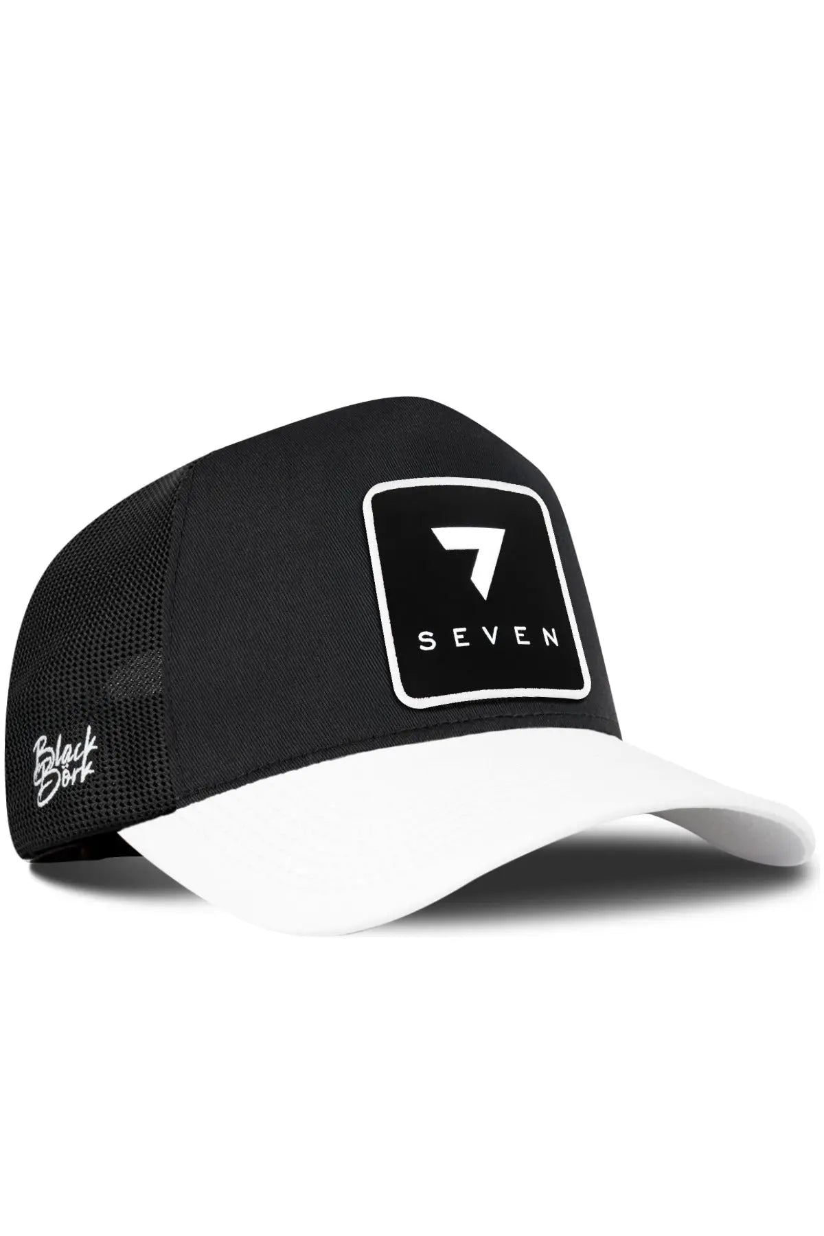 Gorra Negra Visera Blanca Trucker BlackBörk