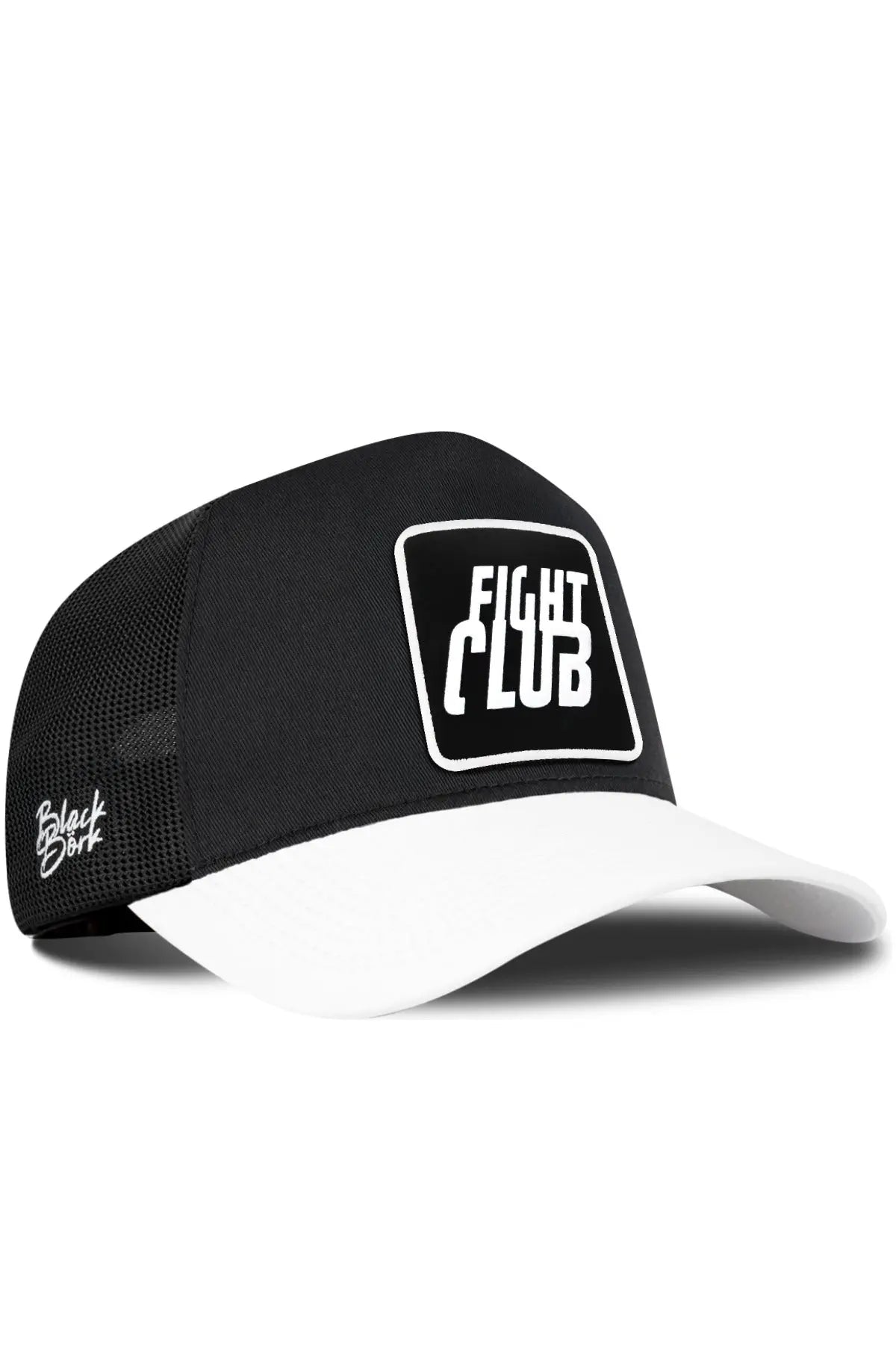 Gorra Negra Visera Blanca Trucker BlackBörk