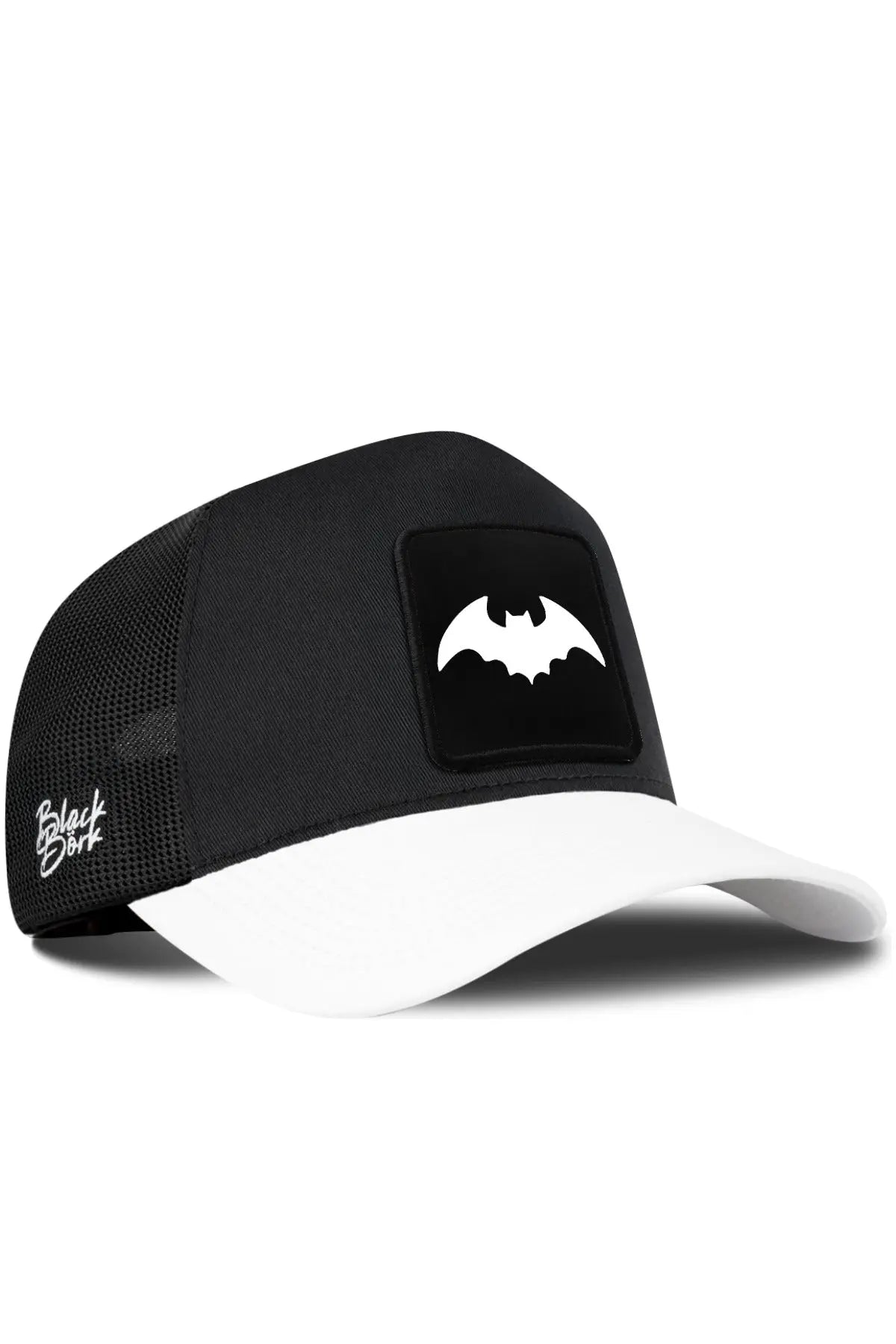 Gorra Negra Visera Blanca Trucker BlackBörk