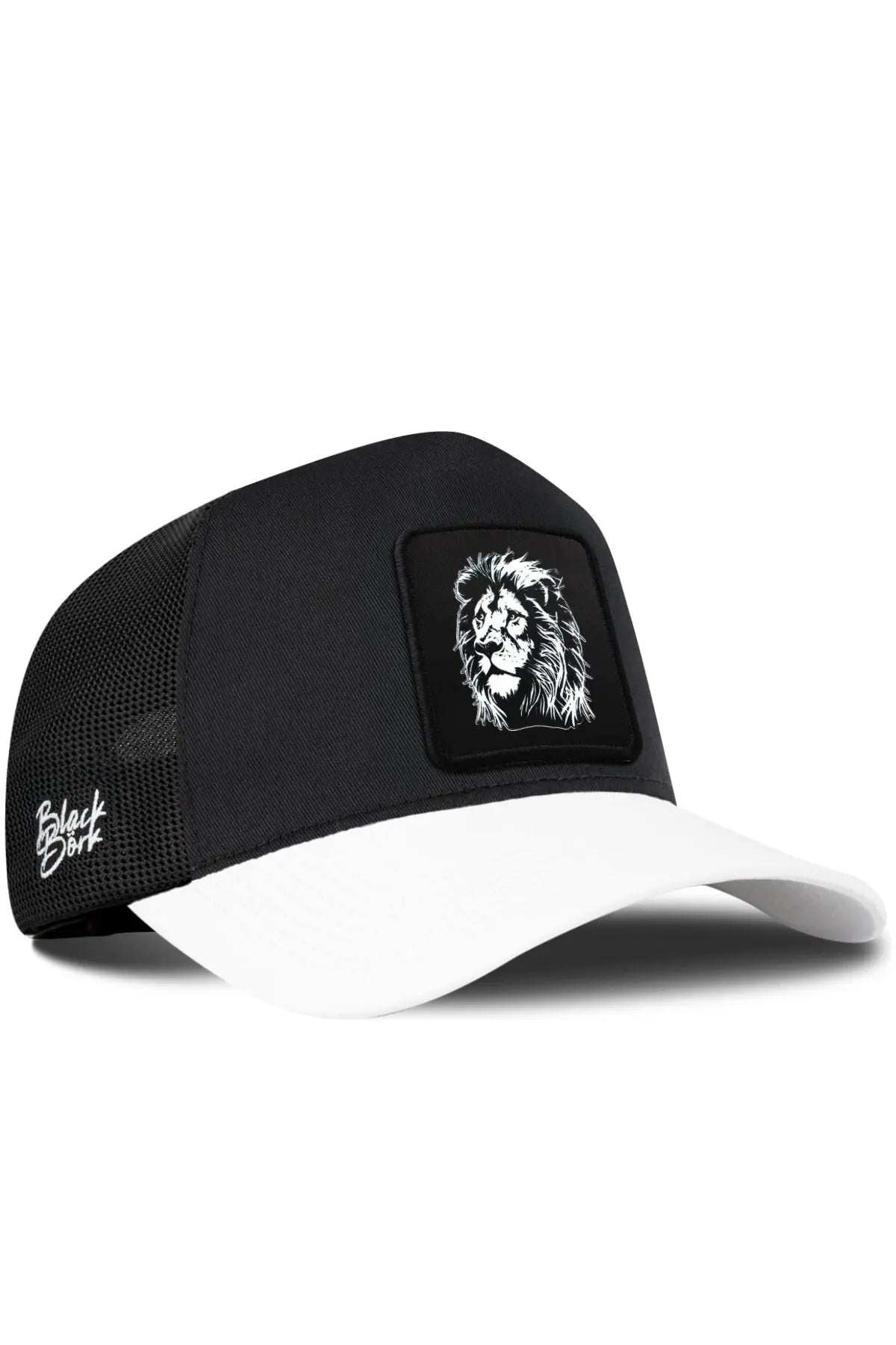 Gorra Negra Visera Blanca Trucker BlackBörk