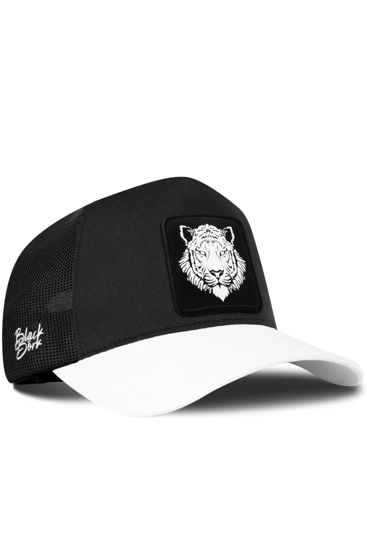 Gorra Negra Visera Blanca Trucker BlackBörk