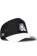 Gorra Blanco-Negro Trucker