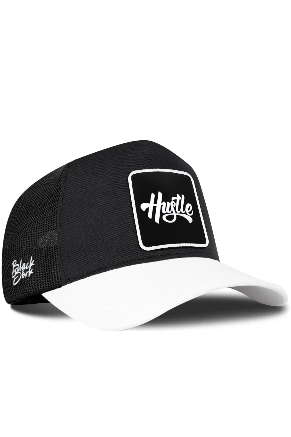 Gorra Negra Visera Blanca Trucker BlackBörk