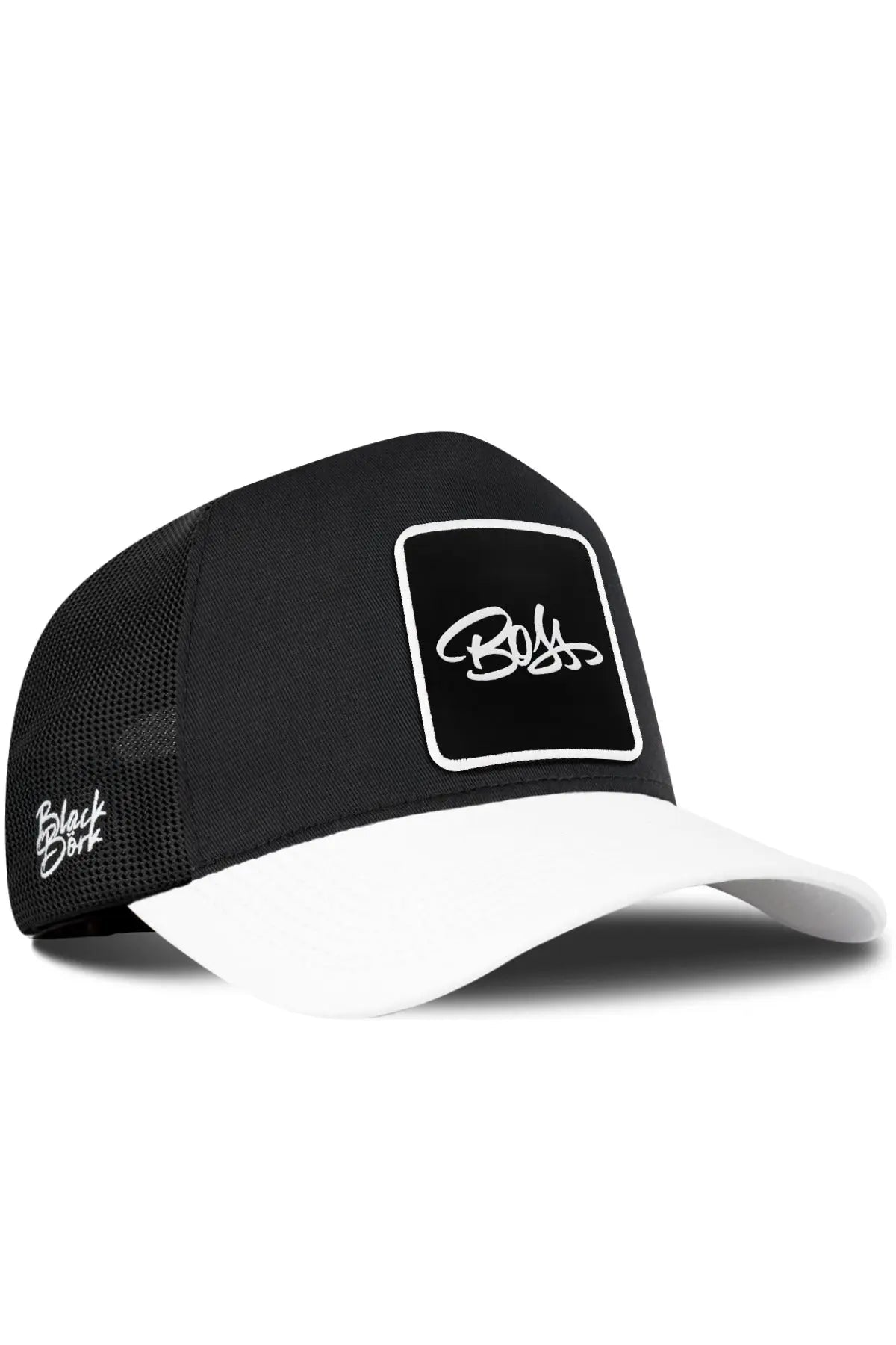 Gorra Negra Visera Blanca Trucker BlackBörk