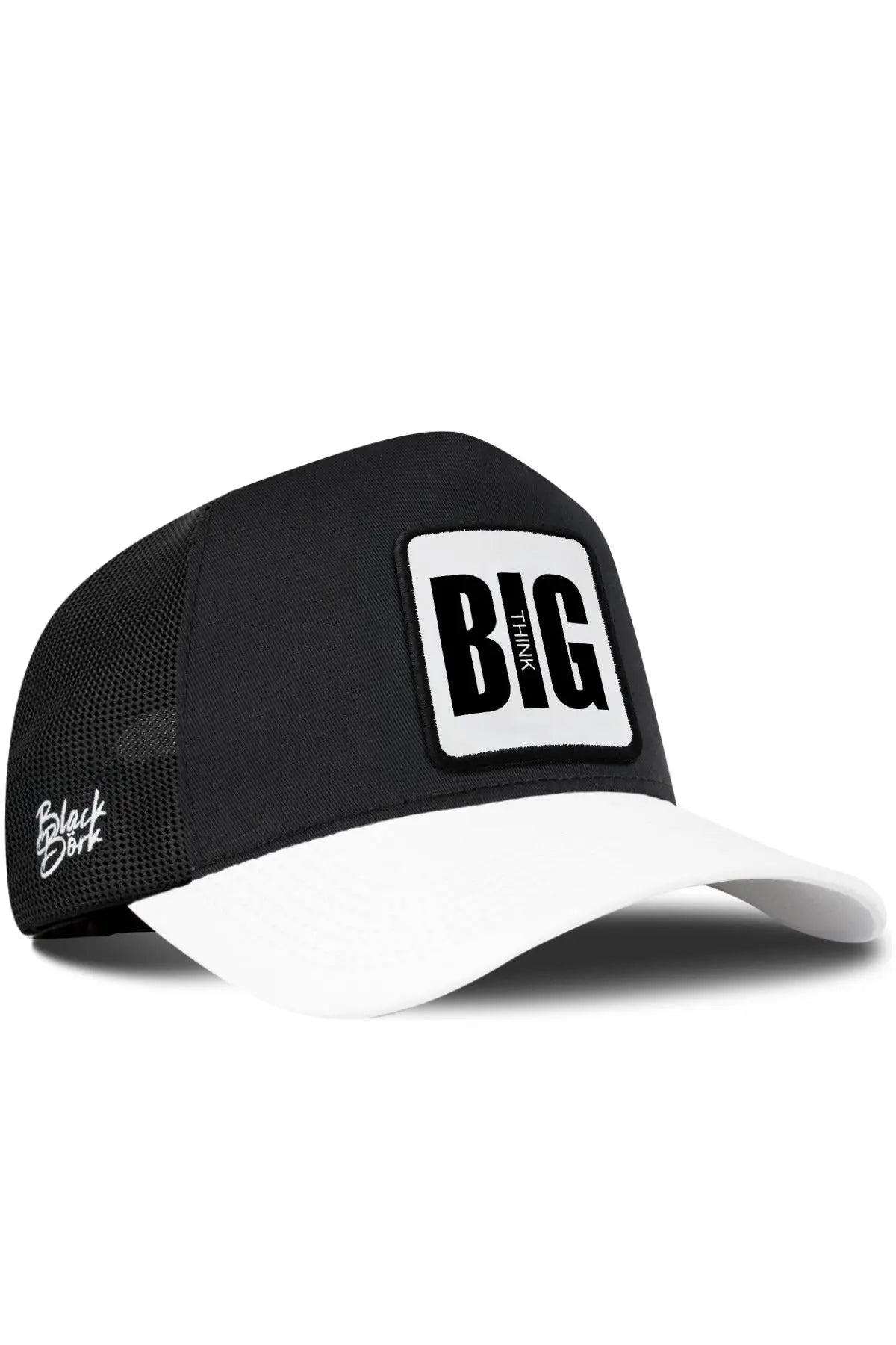 Gorra Negra Visera Blanca Trucker BlackBörk