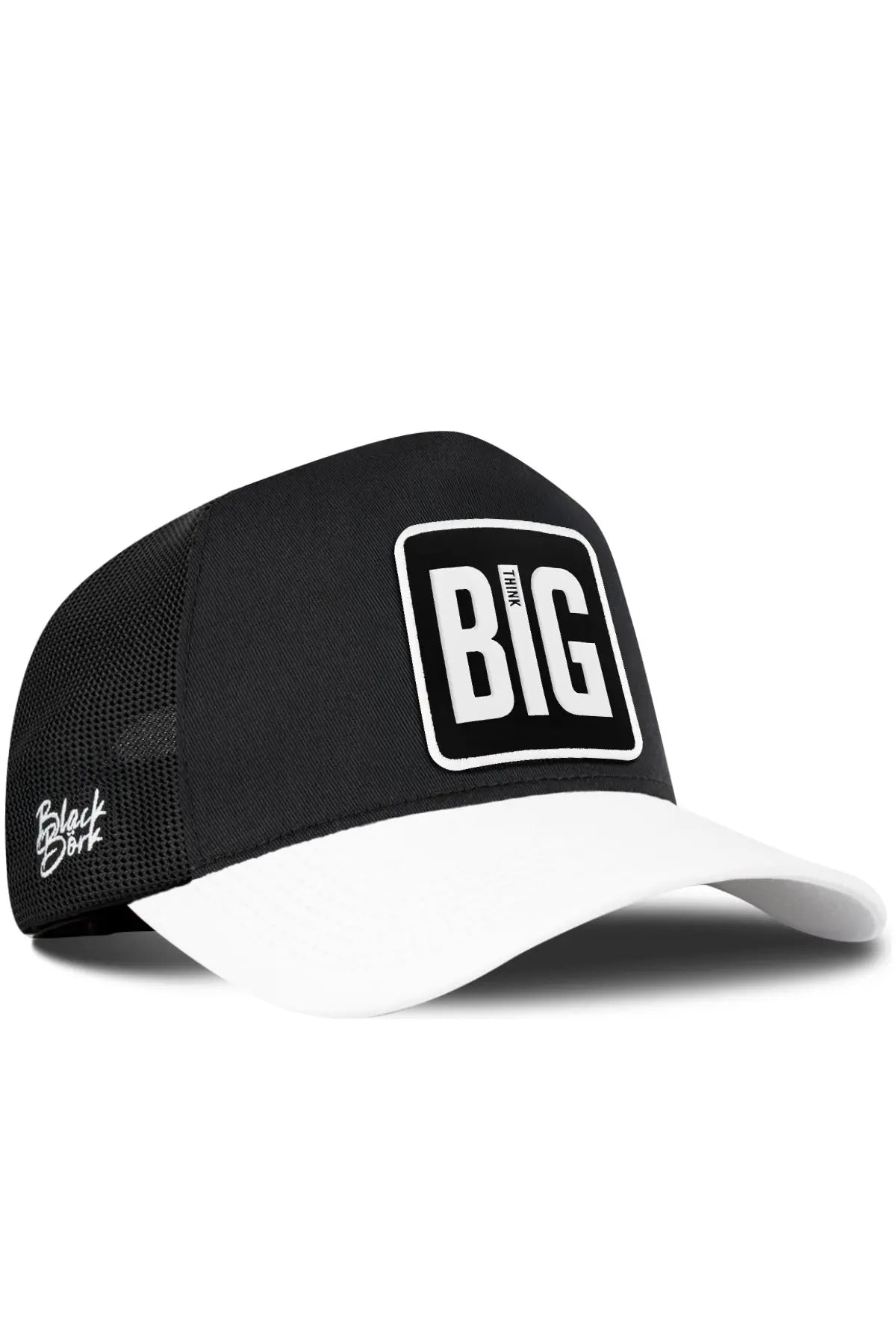 Gorra Negra Visera Blanca Trucker BlackBörk