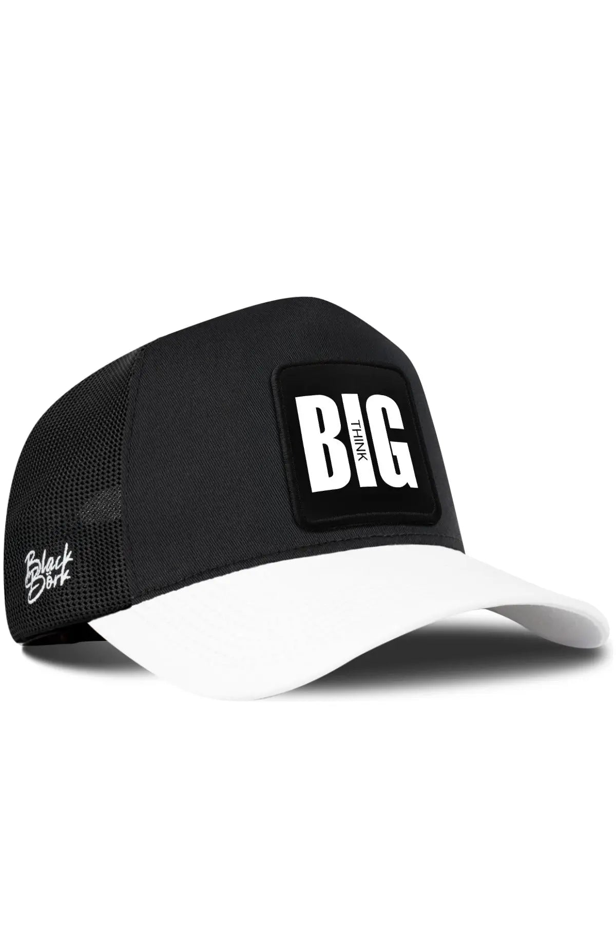 Gorra Negra Visera Blanca Trucker BlackBörk