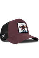 Gorra Café-Negro Trucker