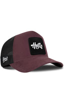 Gorra Café-Negro Trucker