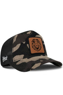 Gorra Camuflaje Trucker con Parche Leon Clasico Silueta 2