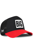 Gorra Rojo-Negro Trucker con Parche Big Think
