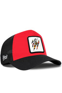 Gorra Negro-Rojo Trucker A-7500-291429-13-007-189