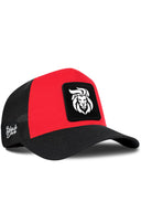 Gorra Negro-Roja Trucker