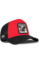 Gorra Negro-Roja Trucker