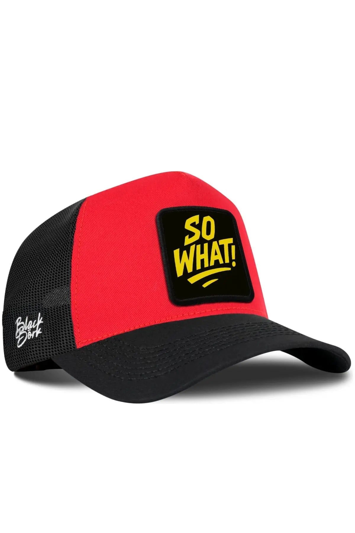 Gorra Roja-Negra Trucker BlackBörk