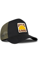 Gorra Negro-Caqui Trucker