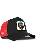 Black-Red Trucker Hat