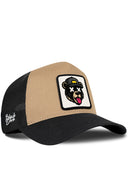 Gorra Negro-Visón Trucker