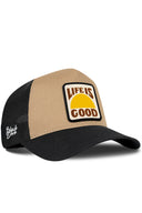 Gorra Negro-Visón Trucker
