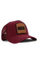 Gorra Burdeos Trucker Clásico