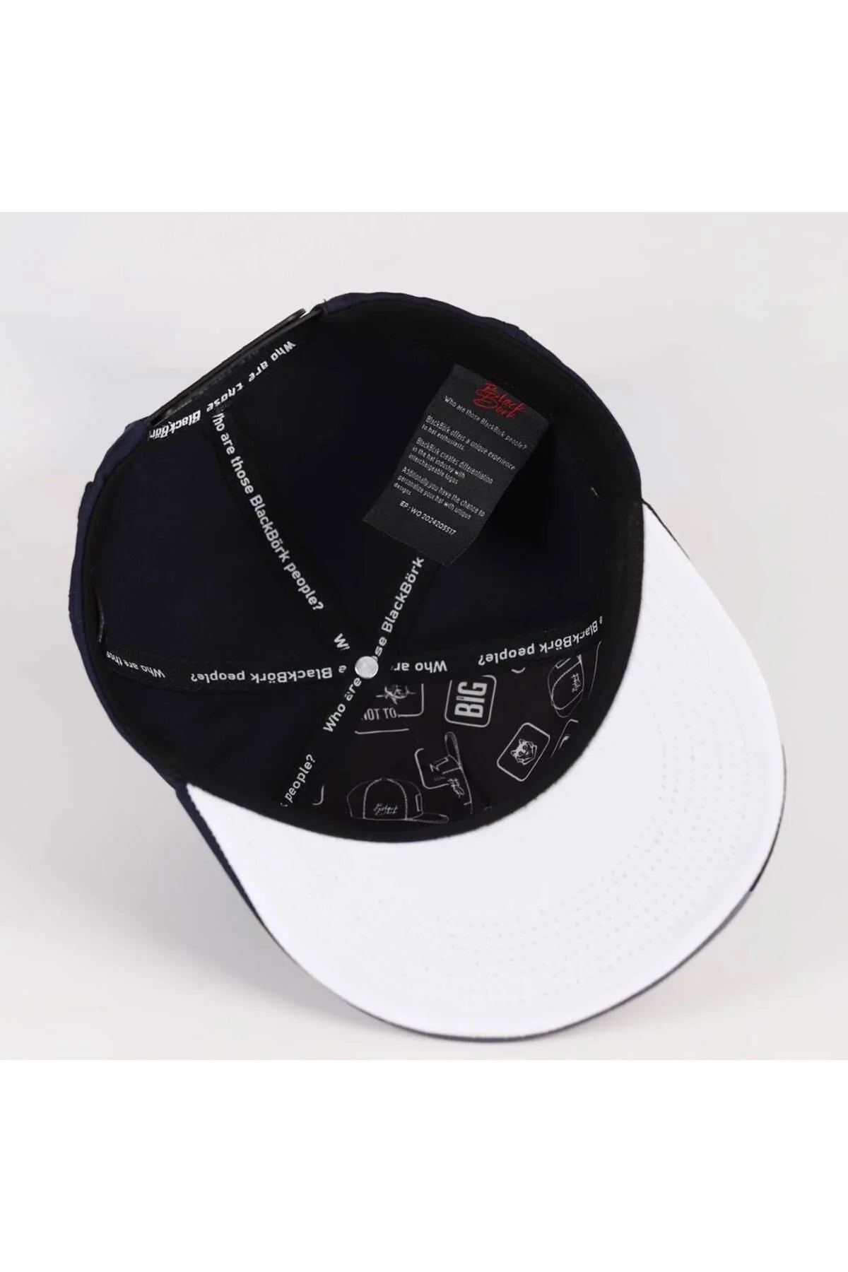 Gorra Marino Hip Hop - Detalle de malla | BlackBörk España