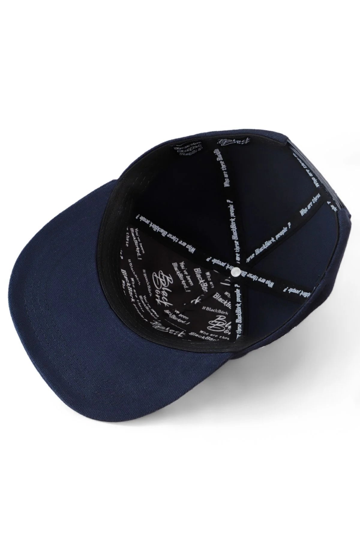 Gorra Marino Hip Hop Niños - Vista trasera con logo | BlackBörk España