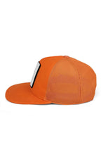 Gorra Naranja Trucker Hip Hop Niños - Detalle de malla | BlackBörk España